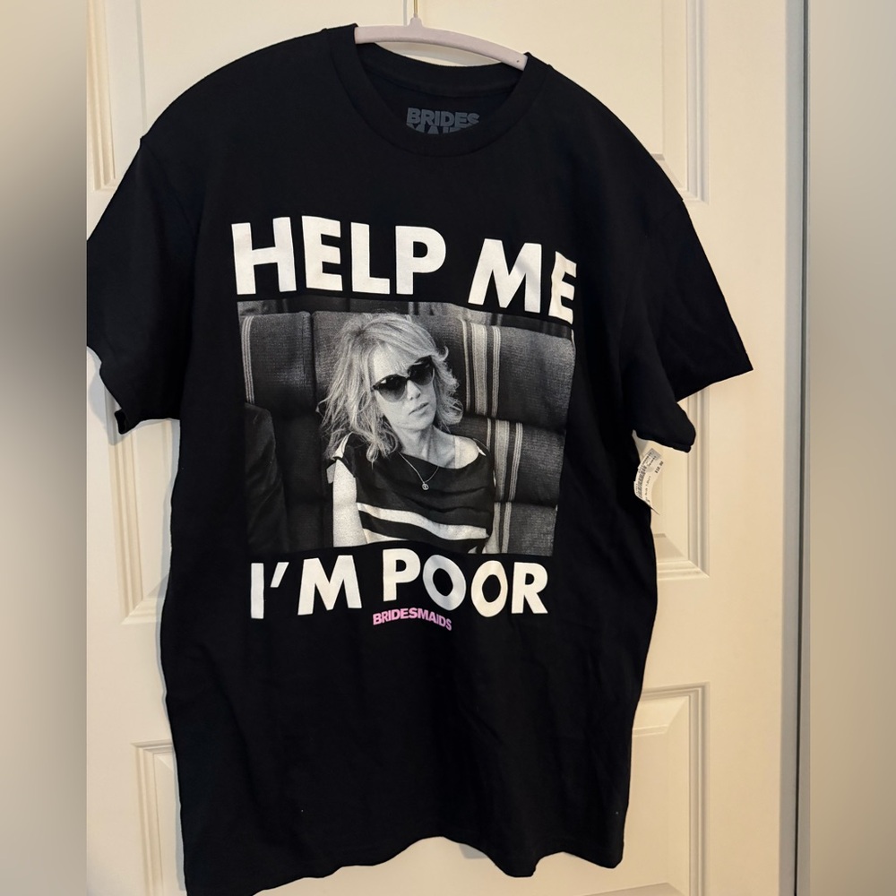 Black Graphic T-Shirt Bridesmaid